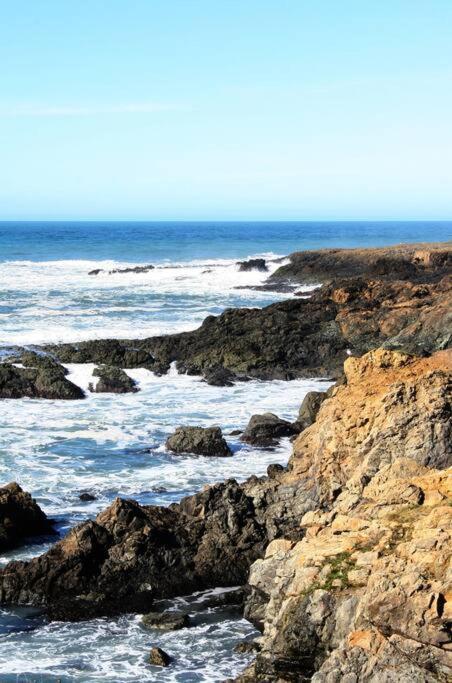 Spyglass By Oceanviewhottubs Oceanfront Tesla Chrging Shelter Cove Oceanfront Apartment Exterior photo