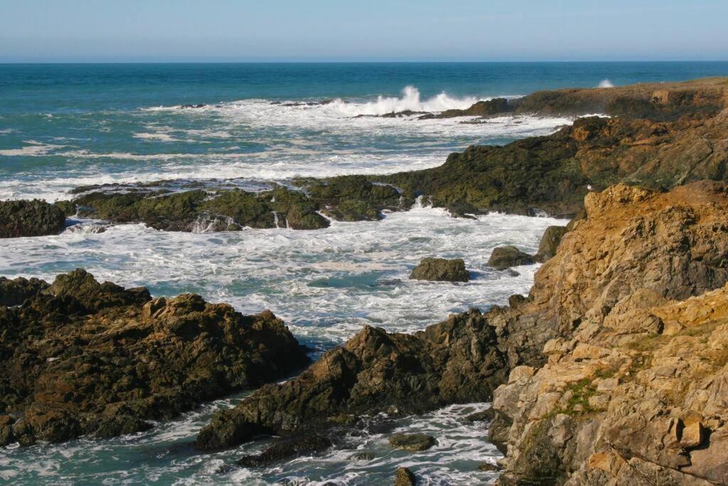 Spyglass By Oceanviewhottubs Oceanfront Tesla Chrging Shelter Cove Oceanfront Apartment Exterior photo